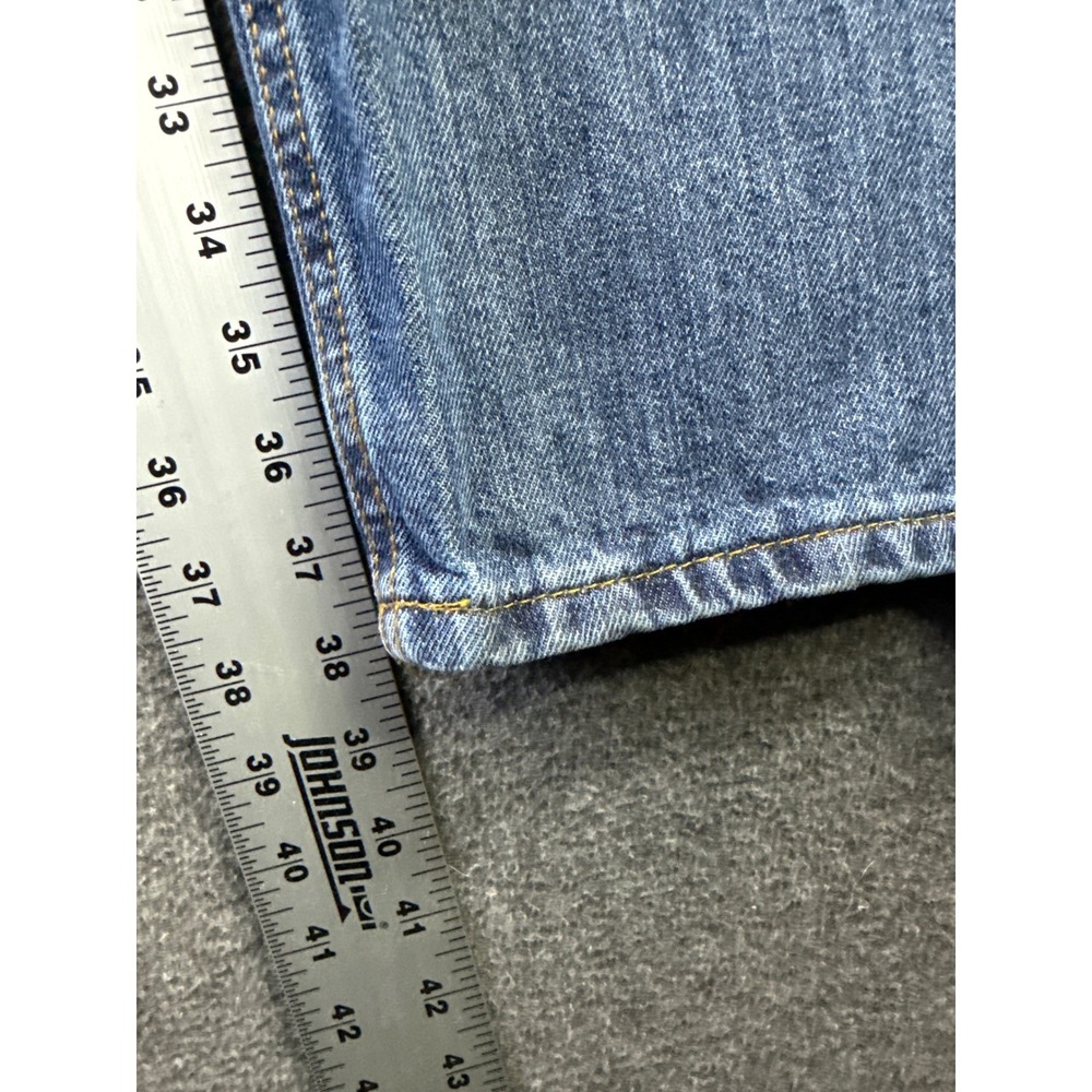 Cinch Black Label Rigid Jeans 40x38 Blue Denim‎ Straight Leg Cowboy Work Pants - Picture 7 of 14